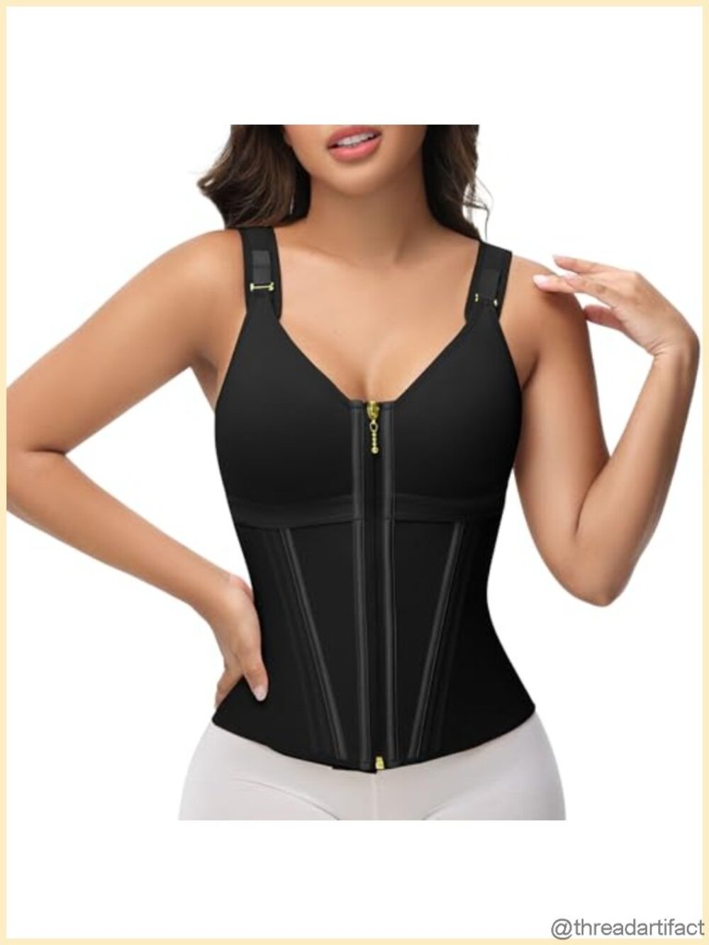 SHAPSHE Waist Trainer Corset Tummy Control Body Shaper with Bra